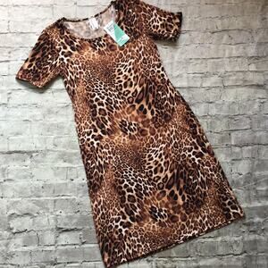Honey & Lace Animal Print Dress
